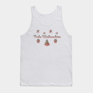 Frohe Weihnachten- Merry x mas German Tank Top